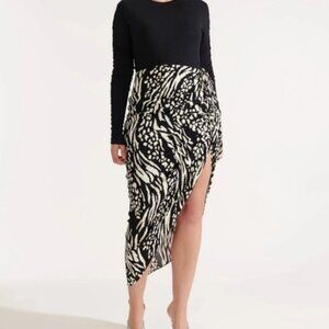 Veronica Beard animal print midi skirt - Size 2